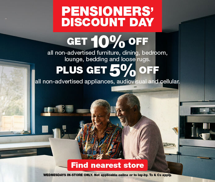 Pensioners Wednesday Discount