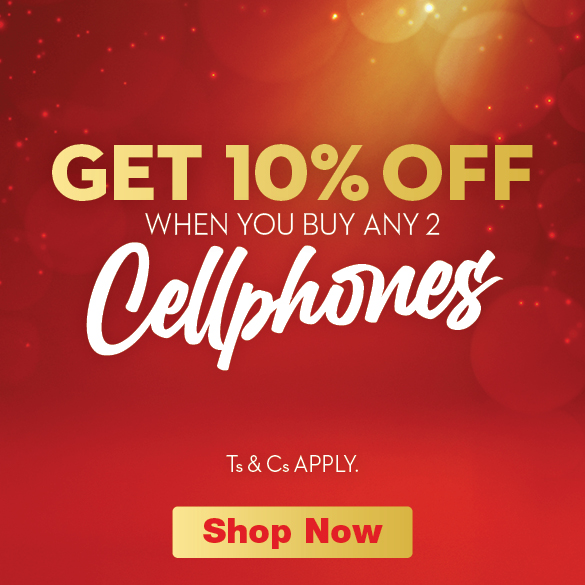 Get 10% off when you buy any two cellphones